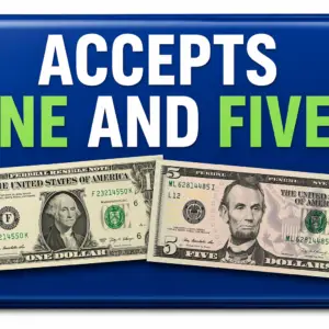 One and five bill acceptors